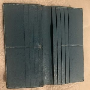 Hermes baby blue wallet